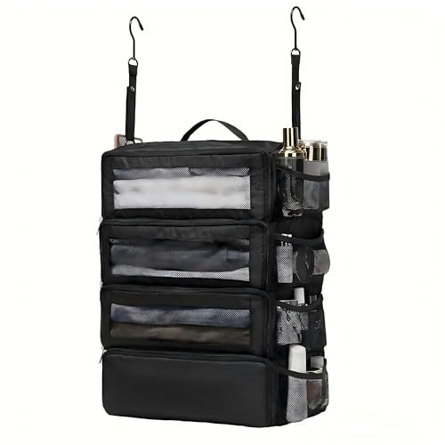 Klyyo Clyro Back to School Hanging Suitcase Organizer Black 4