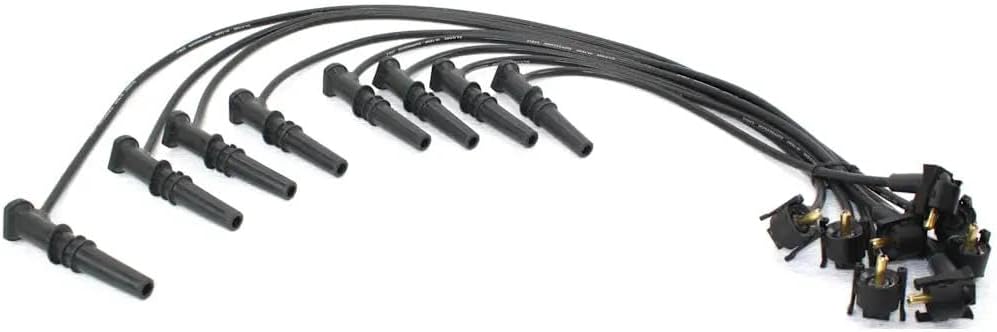 Rareelectrical New Spark Plug Wire Compatible With Ford Lincoln Mercury E-150 Econoline Club Wagon Custom 8 Cyl 4.6L F-150 Base 8 Cyl 4.6L F-150 Lariat 1996-1999 By F8pz12259la