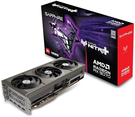 Sapphire Nitro+ AMD Radeon RX 9070 16GB GDDR6 Gaming GPU