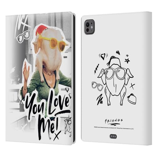 Friends TV Show étui portefeuille cuir iPad Pro 11 M4 housse protection art doodle