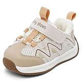 Cheerful Mario Lauflernschuhe Baby Sommer Kleinkind Jungen Mädchen Sportsandalen Atmungsaktiv und Anti-Rutsch Khaki 23 EU
