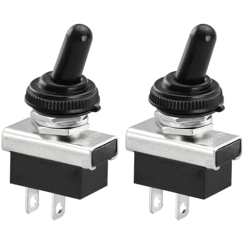 Heschen Metal Toggle Switch for Car Dash Light Cover