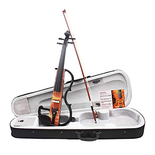 Violín electrónico 4/4 Violín electroacústico de rendimiento profesional adecuado para estudiantes principiantes