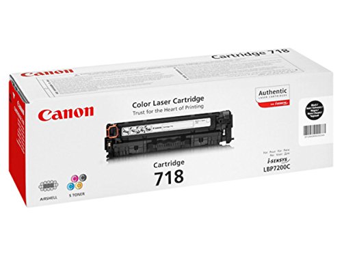 Cartouche de toner Canon MF724Cdw 718BKVP lot de 2 consommables noirs