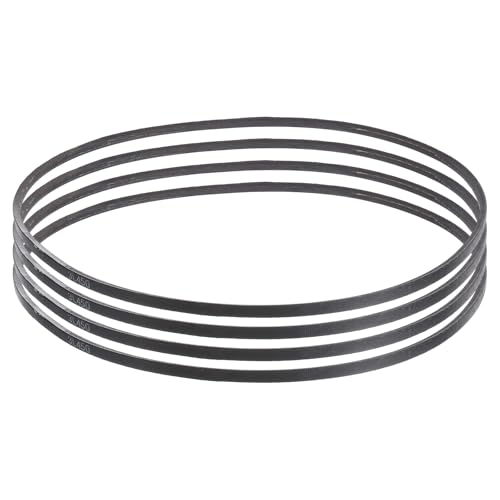 uxcell 4 Pcs 3L450 Classic Wrapped Rubber V-Belt, 45"(1143mm) Outside Circumference, 3L Profile V Belt 3/8" Width 7/32" Height