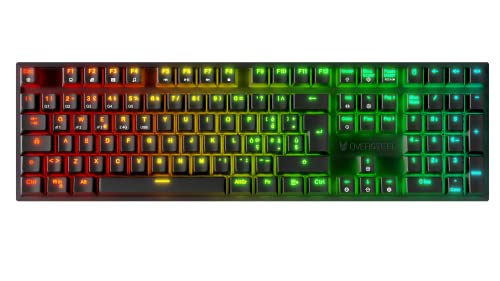 Oversteel - KOVAR Bezprzewodowa klawiatura gamingowa, podświetlenie RGB, przełączniki mechaniczne Outemu Red, Anti-Ghosting, Włoski układ PC/MAC/Android