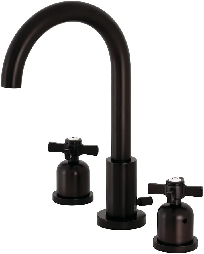Kingston Brass FSC8925ZX Millennium Widespread Bathroom Faucet, Oil Rubbed Bronze, 10 x 5.38 x 10.06