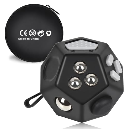 VCOSTORE Mini Fidget Stresswürfel Cube 12 Seiten, Angst Entlastung,...