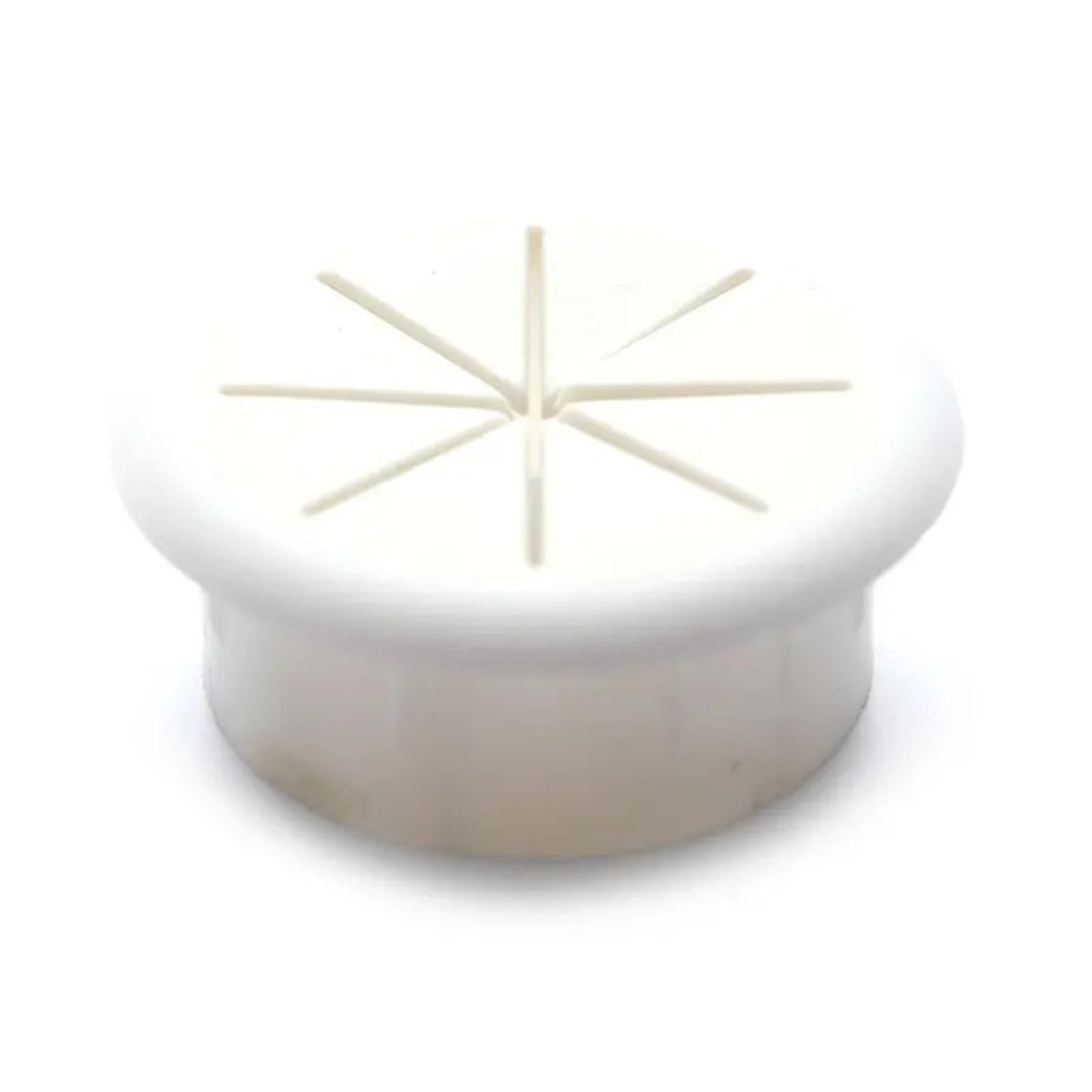 Desktop Cable Hole Cover 1Pc Flexible Silicone Cable Hole Cover Desk Cord Grommet Rubber Grommets(White S)