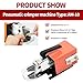 Nakkaa Pneumatic Crimping Tool Am-10 Pneumatic Wire Terminal Crimper with 15 Sets Dies for Various Kinds of Terminals Crimping Up To 16mm²
