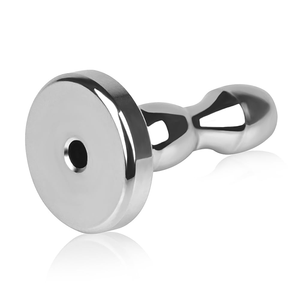 Set di Dilatatori Uretrali in Acciaio Inox, Dilatatore Uretrale con Base Sicura, Plug Penieno in Metallo, Giocattolo Sessuale per Masturbazione SM per Uomini (3pcs(0.5+0.6+0.7cm))