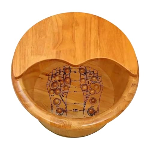 Bañera de madera para spa de pies con tapa miniatura 7
