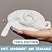 Fluffy Cotton Coil 40ft – 100% Pure & Hypoallergenic Natural Cotton Strip for Skincare, Nail Polish Removal, Baby Care, Crafts & Beauty Use – Ultra Soft, Absorbent & Easy to Tear