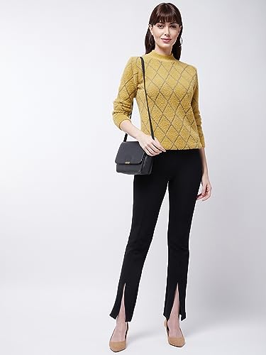 Image of Modeve Women Checkered Sweater for Winters