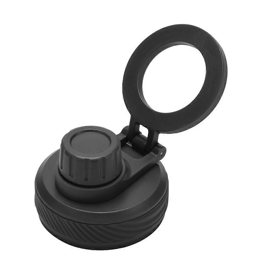 JOYHAPPST Vacuum Insulated Bottle Lid with Cellphone Magnetic Stand Thermal Water Cup Lid for, Black