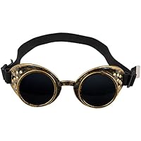 Boland 54503 - Gafas steampunk, plástico, banda elástica, lentes