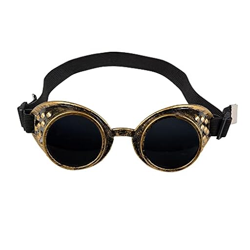 Boland 54503 - Gafas steampunk, plástico, banda elástica, lentes oscuras, tamaño ajustable, accesorio, carnaval, halloween, fiesta temática | Ya disponible en tu tienda friki favorita! En mundofriki.es! Boland 54503 - Gafas steampunk, plástico, banda elástica, lentes oscuras, tamaño ajustable, accesorio, carnaval, halloween, fiesta temática | Ya disponible en tu tienda friki favorita! En mundofriki.es!