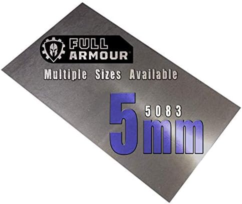Płyta aluminiowa 5 mm - 5083 150 mm x 250 mm (15cm x 25cm)