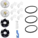 TUBBEK Kit di Sostituzione frullatore da 14 Pezzi for nutribullet 900W 600W Guarnizioni in Gomma siliconica Guarnizione O-Ring Cuscinetto Ammortizzatore Motore Ingranaggi Superiori