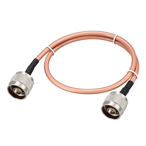 sourcing map - sourcing map Low Loss RF Koaxialkabel Verbindung Koaxialkabel RG-142 N Stecker auf N Stecker, 50cm