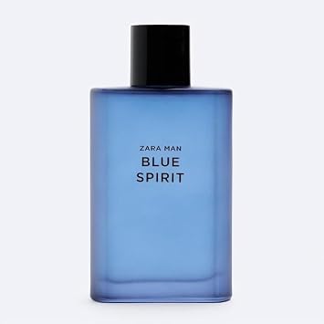 Zara Man Blue Spirit Cologne for Men EDT Eau De Toilette 90 ML (3.04 FL OZ)