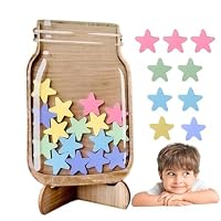 KQDRAVINE Tabella delle Ricompense per Bambini, Barattolo dei Premi per L'addestramento al Vasino, Barattolo delle Ricompense per la Classe, per Il Comportamento di Bambini e Bambine a Casa
