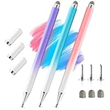 Stylet pour Tablettes Tactiles Et Smartphones, 3 Pack Stylo pour Samsung/Xiaomi/Lenovo/Iphone/Tablette Tactile, Compatible avec Ipad Pro/Mini/Air