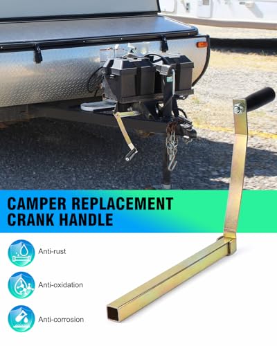 Image of Heavy Duty Pop Up Camper Crank Handle, 12 inch Crank Handle Fits Starcraft, Flagstaff, Rockwood, Palomino, Dutchmen