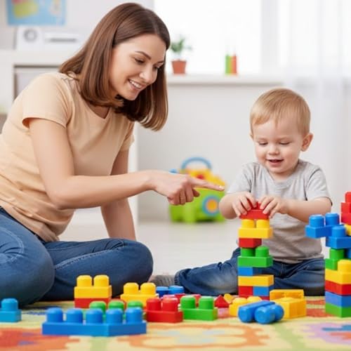 Image of TOYTALES Blocks 24 Pieces Building Blocks Set for Kids, Multicolor