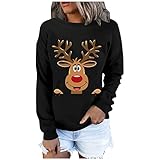 Weihnachten Damen v Ausschnitt Bluse Shirt v Ausschnitt Damen Hemd schwarz top tiefer Ausschnitt Damen Oberteile Damen Herbst große größen Fruit of The Loom Tshirt Damen The Drop Damen Hoodie Damen