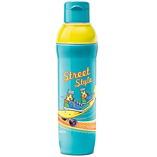 MILTON Kool Active 900 Plastic Insulated Kids Water Bottle, 745 ml, Blue | School Bottle | Picnic Bottle | Leak Proof | BPA Free | Food Grade | Easy to Carry