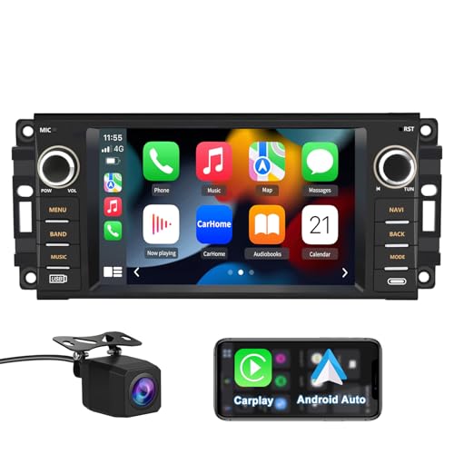 Radio para coche con pantalla 2GB+64GB Android 13 Jeep miniatura 1