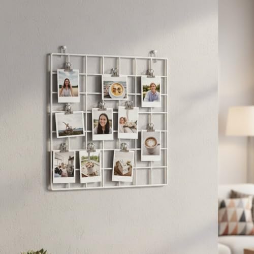 Panneau de rangement mural en métal pour libérer votre bureau - 7