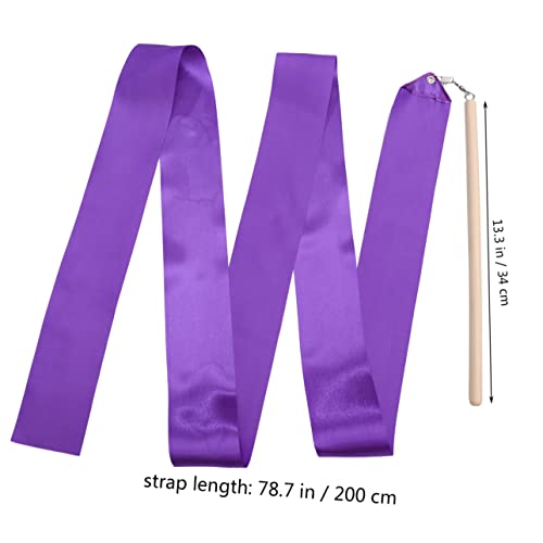 CLISPEED Varinha De Fita De 4 Pçs Fita De Dança Para Crianças Fita De Ginástica Rítmica Fita De Danç