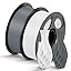 2*1kg Pla (Texture Grey & White)