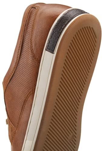 Vostey Men's Fashion Sneakers Brown Simple Leisure Style Casual Shoes(B81Q11 Yellow Brown 10.5) #TOP2