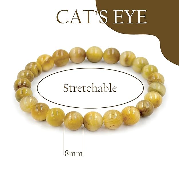 Image of Certified Crystal Bracelet | 8mm Beads | Stretchable Healing Bracelet | Bracelets for Men and Women |