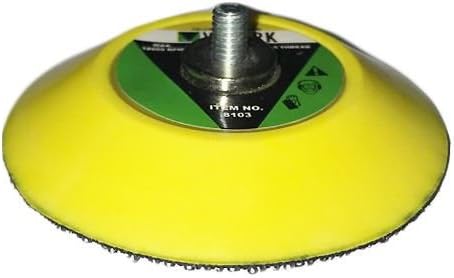 3" 75mm Hook Loop Sanding Polishing Backing Pad with M6 Thread for Air Sander