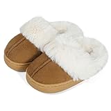 MK MATT KEELY Girls Boys Slippers Kids Fuzzy House Slippers Baby Toddlers Non-Slip House Shoes Winter Warm Soft Plush Indoor Outdoor Slipper for Little Kid Big Kid