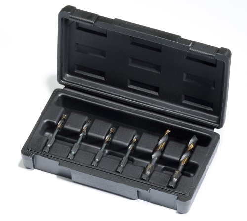Champion DT22HEX-SET-MET6 Metric Combination Drill and Tap Set, 6-Piece