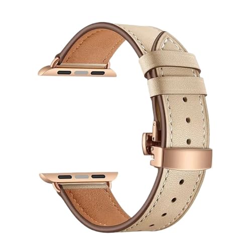 Bracelet montre en cuir ajustable et robuste pour boîtier 45mm et 46mm