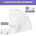 300 Pack AT-2700 Employee Time Cards Compatible with Allied Time USA AT-2700 Time Clock, 6 Packs of 50 Numbered Double-Sided Punch Cards for Attendance and Payroll Tracking