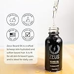 ZEUS Natural Beard Oil, Premium Conditioning Beard Oil to Soften Beard & Mustache – MADE IN USA (Sandalwood) 1 oz. - Image 4