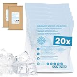 POLYVALENTES - Que ce soit comme compresse froide instantanée pendant vos séances de sport, comme compresses réfrigérantes à plier pour soulager les blessures ou pour se rafraîchir en été, les compresses réfrigérantes ARNOMED vous aident à vous rafraîchir où que vous soyez.