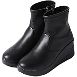 [BEAXIS] ビーアクシス バランスコアブーツ スムースタイプ レディース ブーツ (ブラック,M)