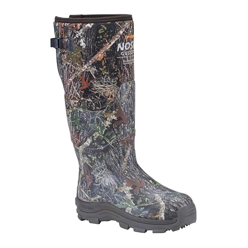 Dryshod Men's NoSho Gusset XT Extreme Cold-Conditions Hunting Boot | Insulated | Waterproof | Full Camo | NSGX-MH-CM