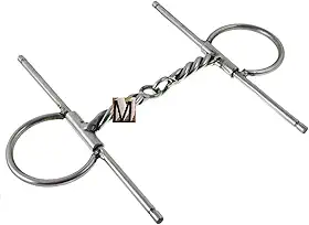Bridão Torcido Em Aço Inox Para Cavalo