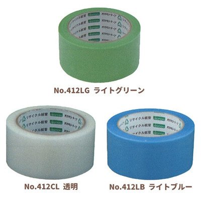 Amazon.co.jp: オカモト 養生テープ PEクロス (#412) 50mm幅×25m巻 1