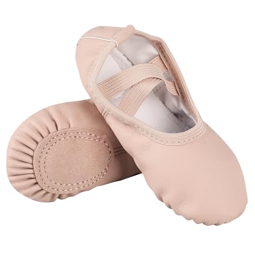 Girls Ballet Practice Shoes,Yoga Shoes for Dancing,Slippers for Kids Toddler