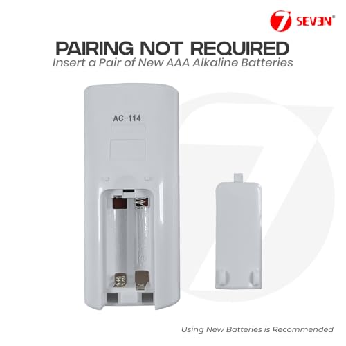 Image of 7SEVEN Compatible of Lg Ac Remote Original AKB73756203 Model 114 Suitable for Lg Air Conditioner and Refrigeration Make Sure Replicate Genuine Remote Exactly